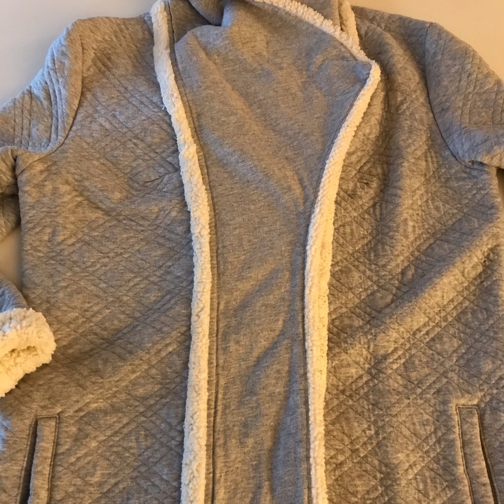 Like New LL Bean Jersey Open Front Jacket - Picture 8 of 8